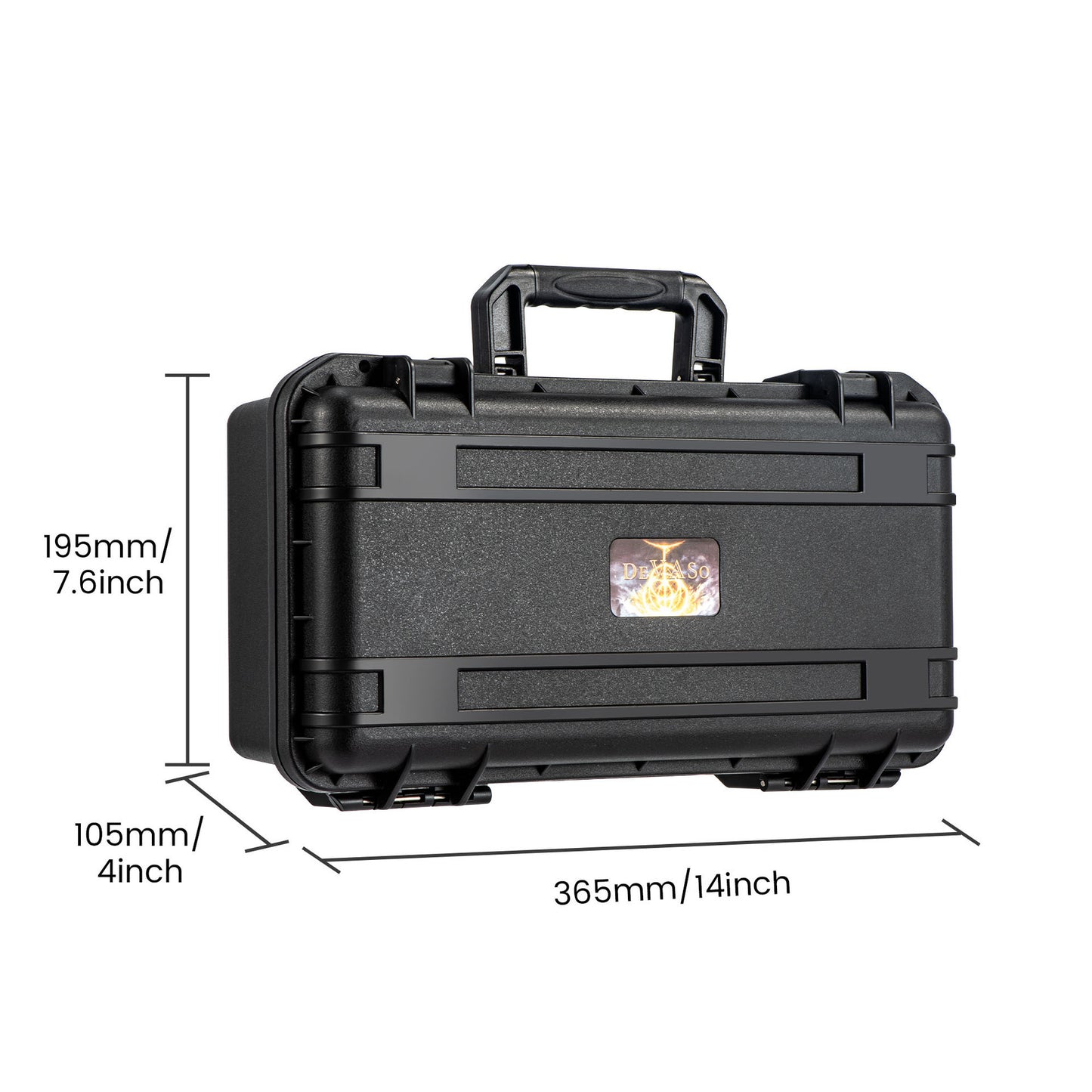 explosion proof full set of accessories storage suitcase