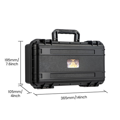 explosion proof full set of accessories storage suitcase