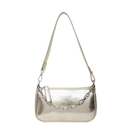 high grade pearl silver crossbody shoulder underarm bag