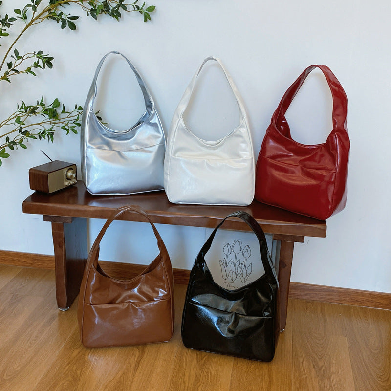 autumn and winter new simple commute underarm shoulder bag