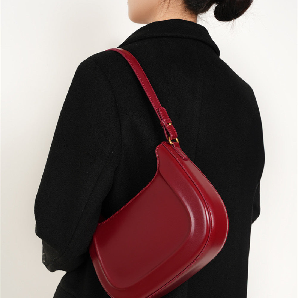 fashion retro saddle shoulder bag for women