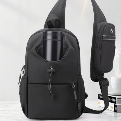mens oxford cloth splash proof shoulder crossbody chest bag