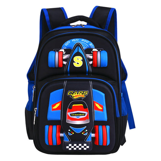 three dimensional car boys primary school trolley school bag