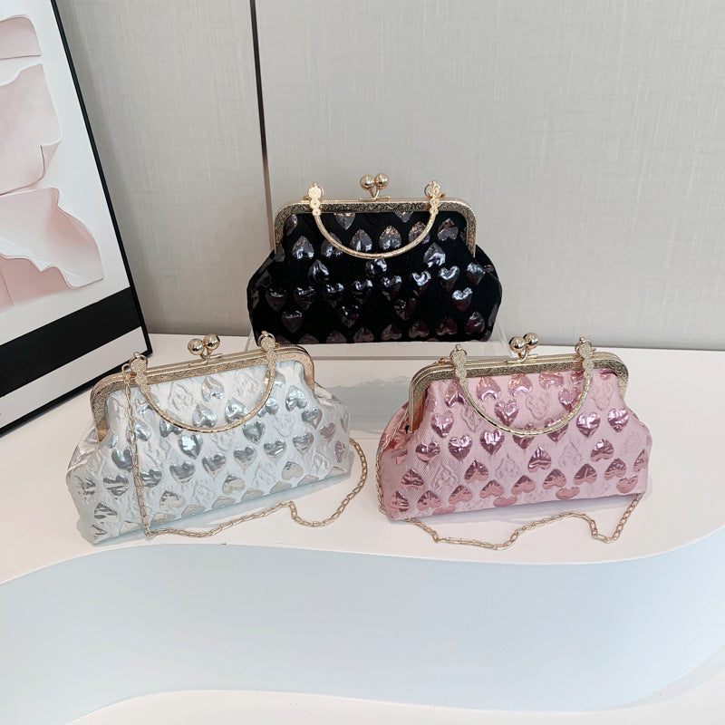 all match love hand held crossbody small square bag