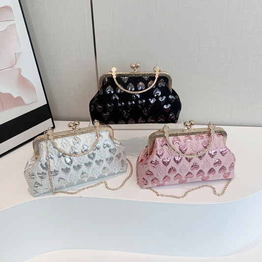 all match love hand held crossbody small square bag