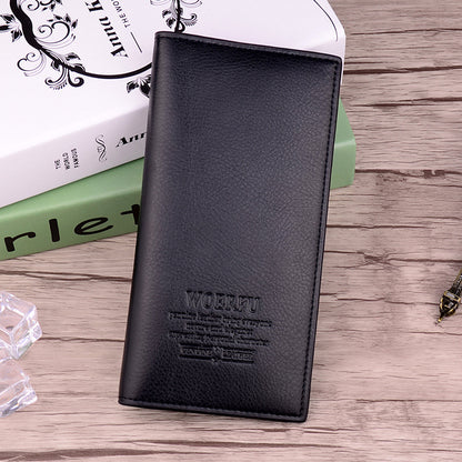 mens long wallet fashion business mens wallet