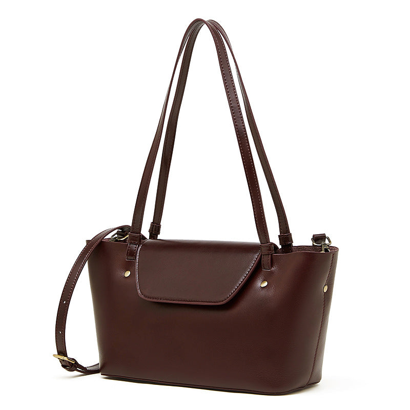 Korean-style Fashionable All-match Womens Leather Shoulder Bag