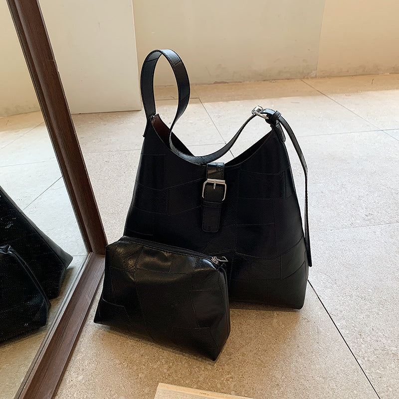 retro commuter womens bag fashion korean large capacity