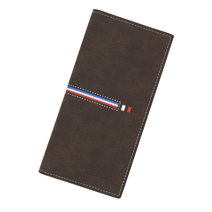 mens wallets long vertical large capacity