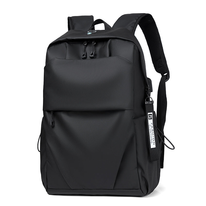 pure color backpack business commuter computer bag middle school student school bag