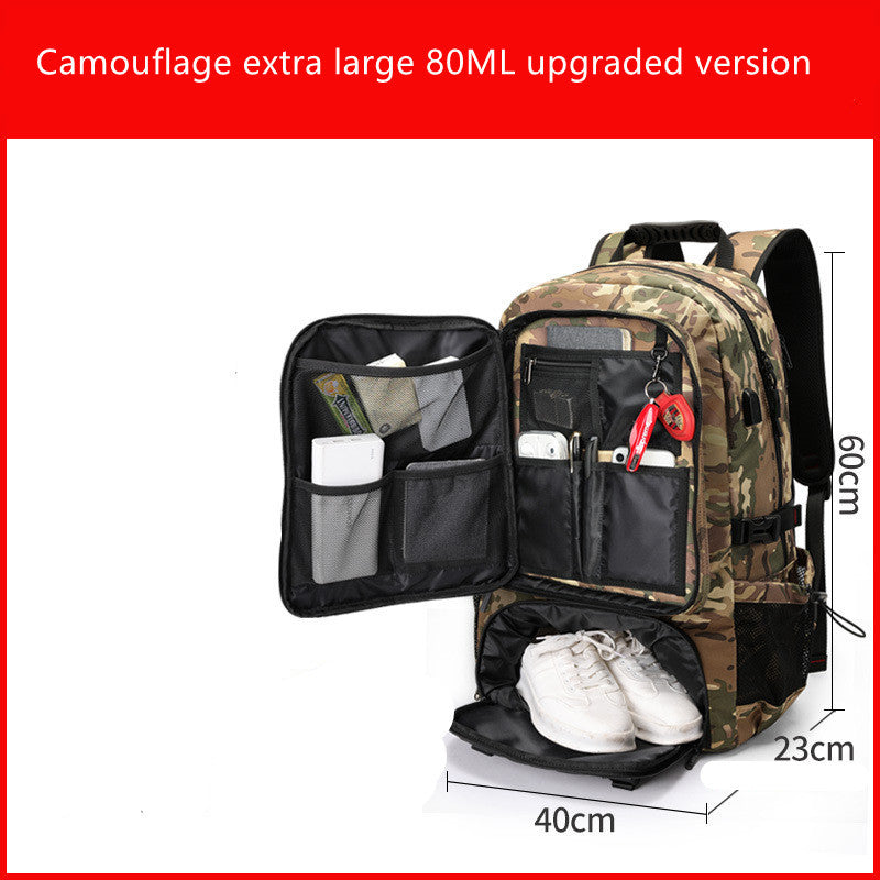 extra large travel bag mens outdoor mountaineering leisure super large capacity travel shoulders