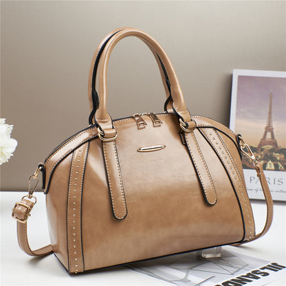 simple generous one shoulder crossbody womens bag