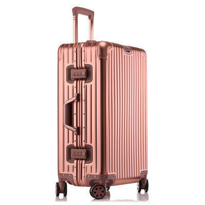 aluminum magnesium alloy luggage large capacity trolley case