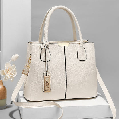 one shoulder crossbody iron pendant decorative large capacity handbag
