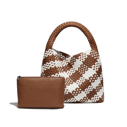 large capacity combination bags trend underarm shoulder handmade soft texture