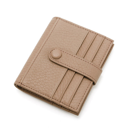 womens short cowhide mini wallet