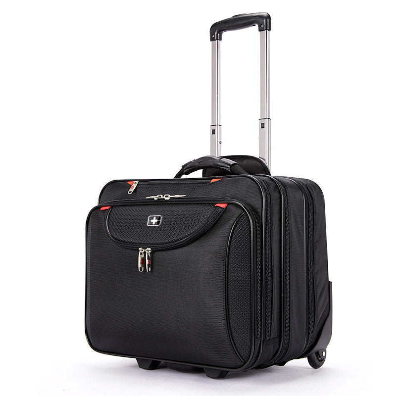 boarding bag embroidery luggage large capacity trolley case