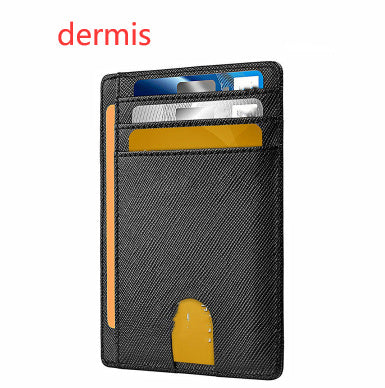 card holder leather foreign trade men rfid anti theft swiping european and american card holder male amazon hot products card holder