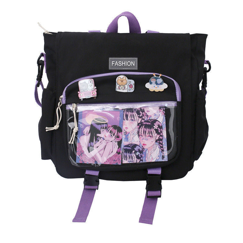 japanese girl student backpack can be one shoulder messenger bag