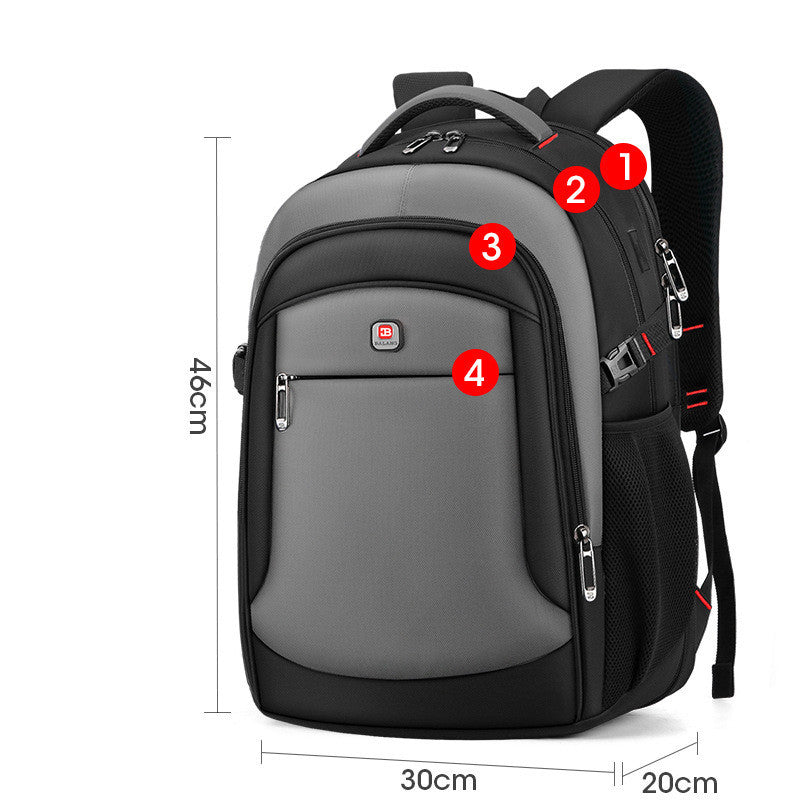 casual mens laptop bag fashion student school bag