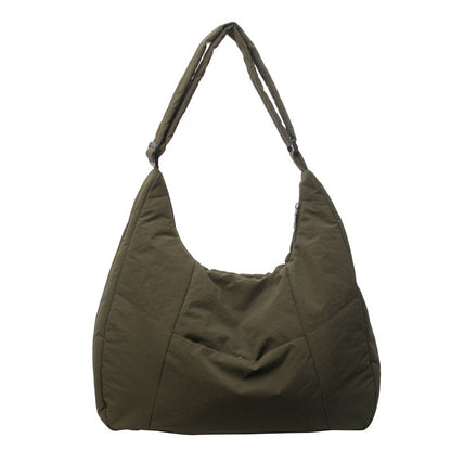 cotton padded korean casual shoulder bag