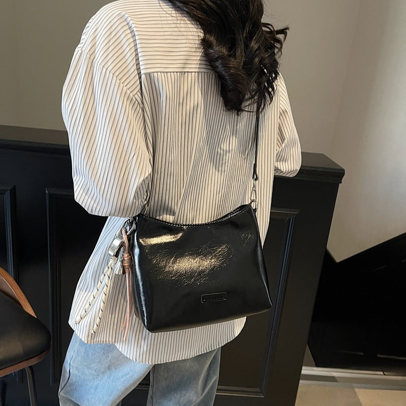 single shoulder underarm bucket bag womens fashion messenger bag