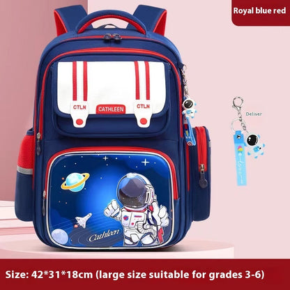 Student Waterproof And Lightweight Astronaut Cartoon Backpack