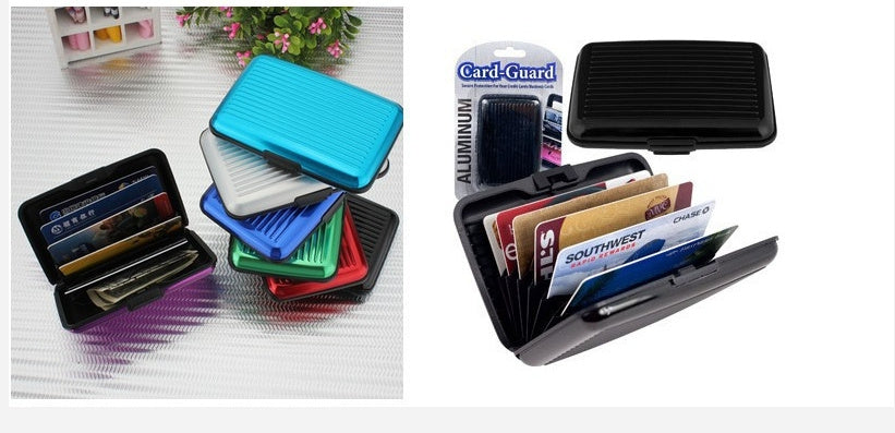 aluminum alloy credit card bag business card holder card