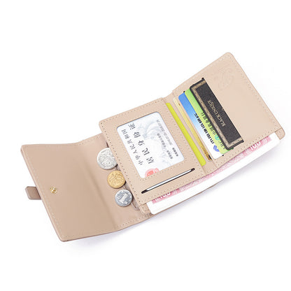 wallet multifunctional folding coin purse student card holder