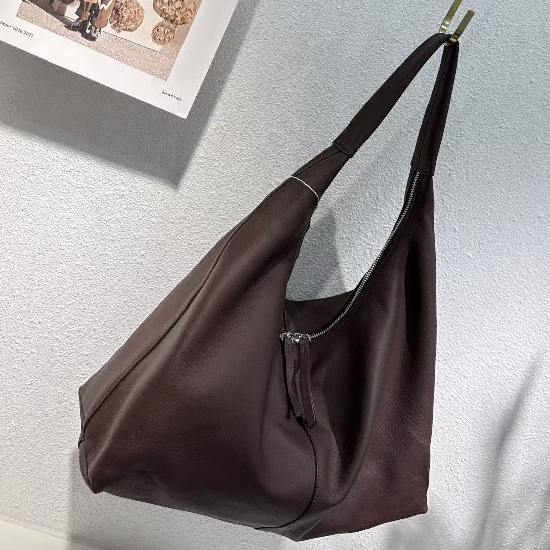 Top-grain Leather New Large-capacity Tote Bag