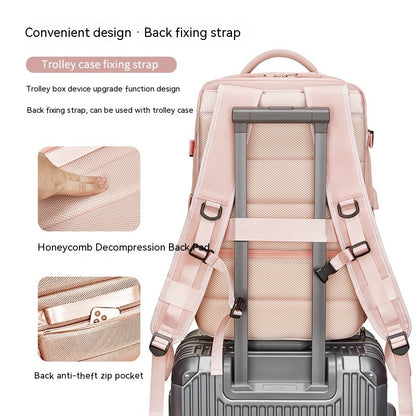 dry wet separation backpack large capacity leisure fashion schoolbag