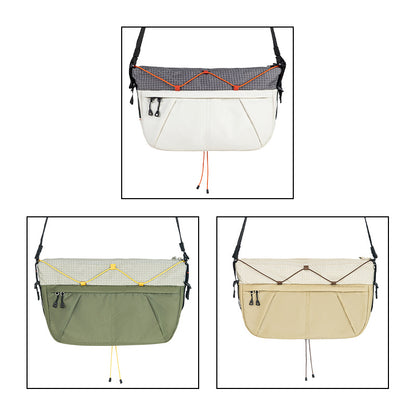Portable Large-Capacity Crossbody Bag Contrasting Colors Versatile Travel Shoulder Bag