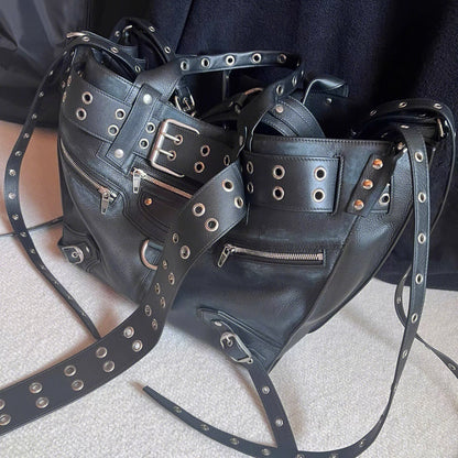 heavy-industry-niche-texture-commuting-large-capacity-totes