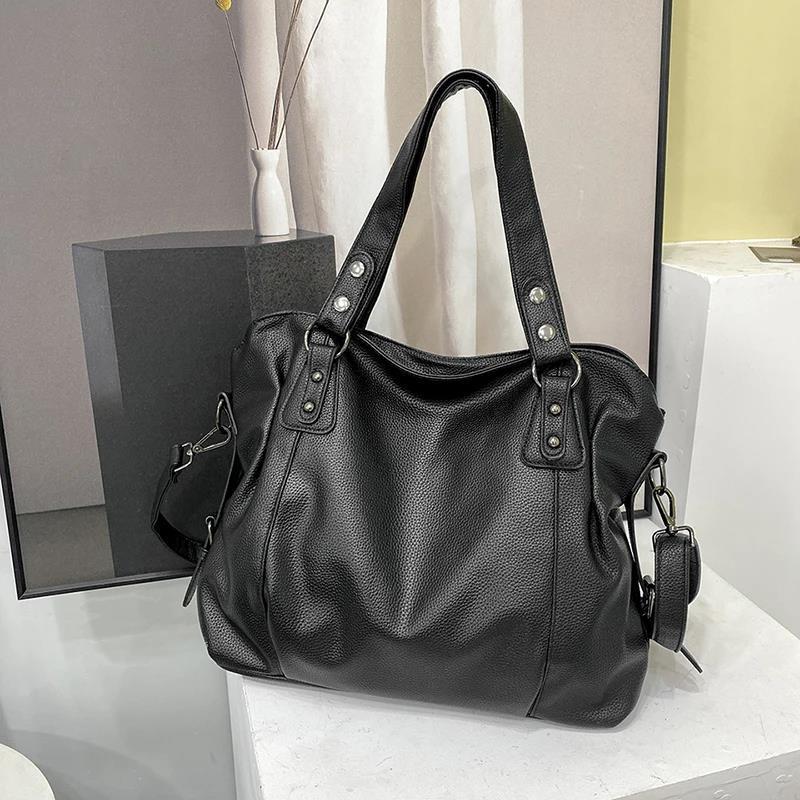 womens large capacity handbag simple shoulder crossbody bag