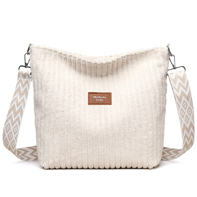 large capacity womens fashion casual solid color bag