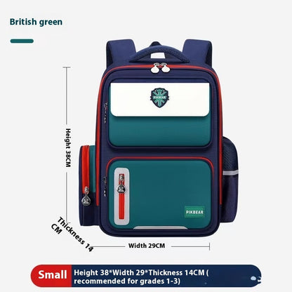 primary school student schoolbag waterproof portable burden alleviation backpack