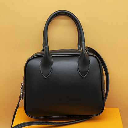 style large capacity textured portable womens bag all matching doctor bag