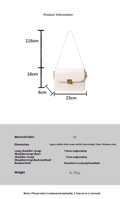 womens fashion simple crossbody shoulder small square bag