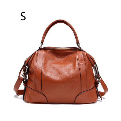 european and american leather top layer cowhide bag for ladies