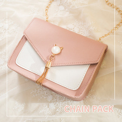 small crossbody bags for women cat lock chain messenger bags