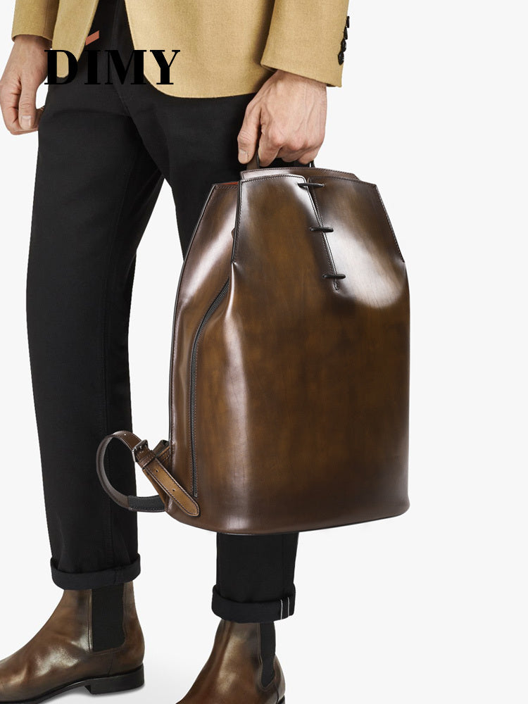 personalized business casual leather travel bag