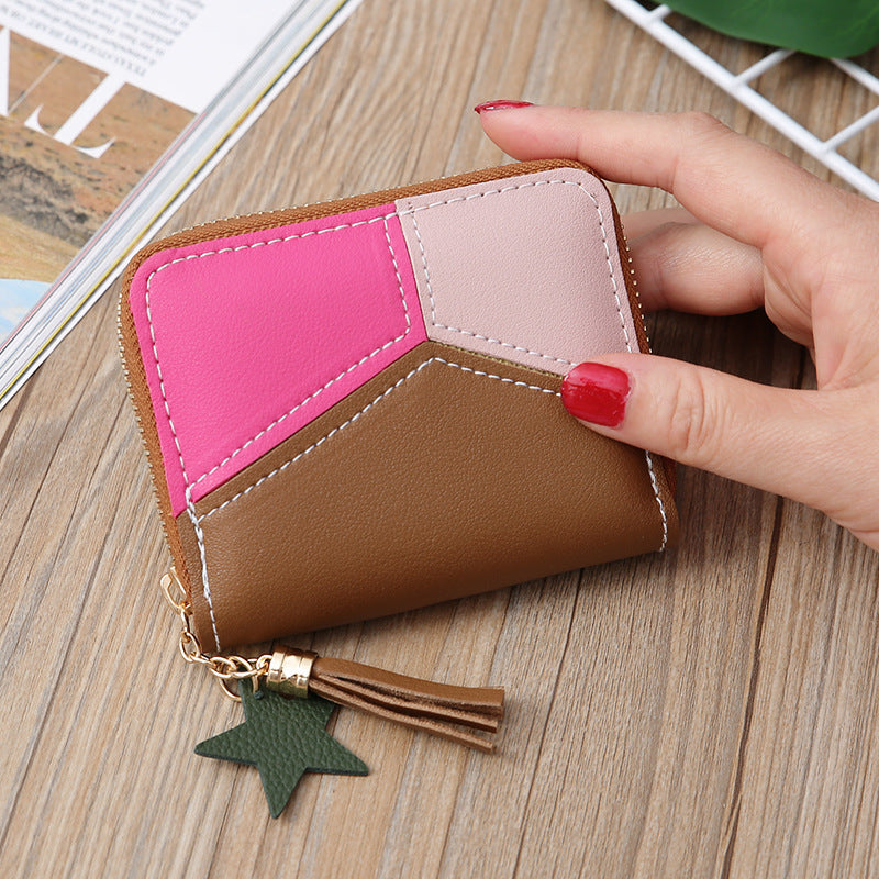 purse card ladies wallet for women girl bag clutch leather