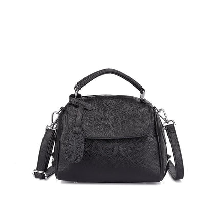 Vintage Crossbody Bag Made From Soft Full-grain Cowhide