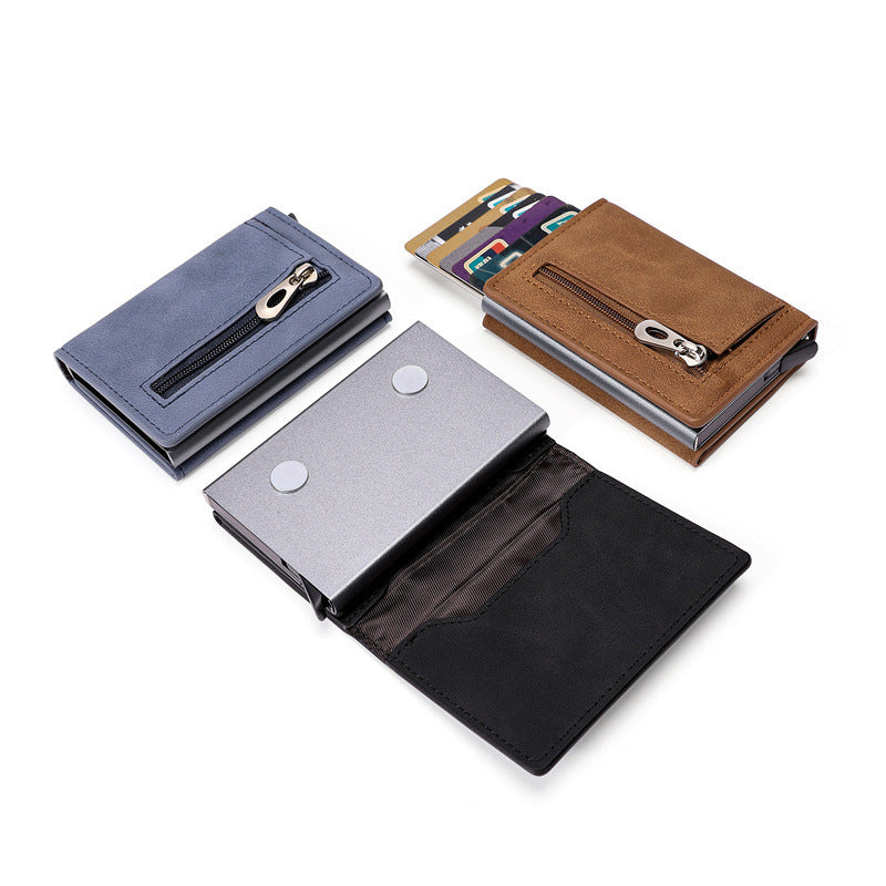 fashion multi function seven character pull small wallet