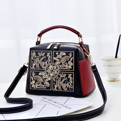 womens shoulder bag cross body embroidery