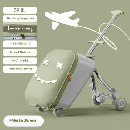 Luggage Children's Riding And Boarding Machine Trolley Case