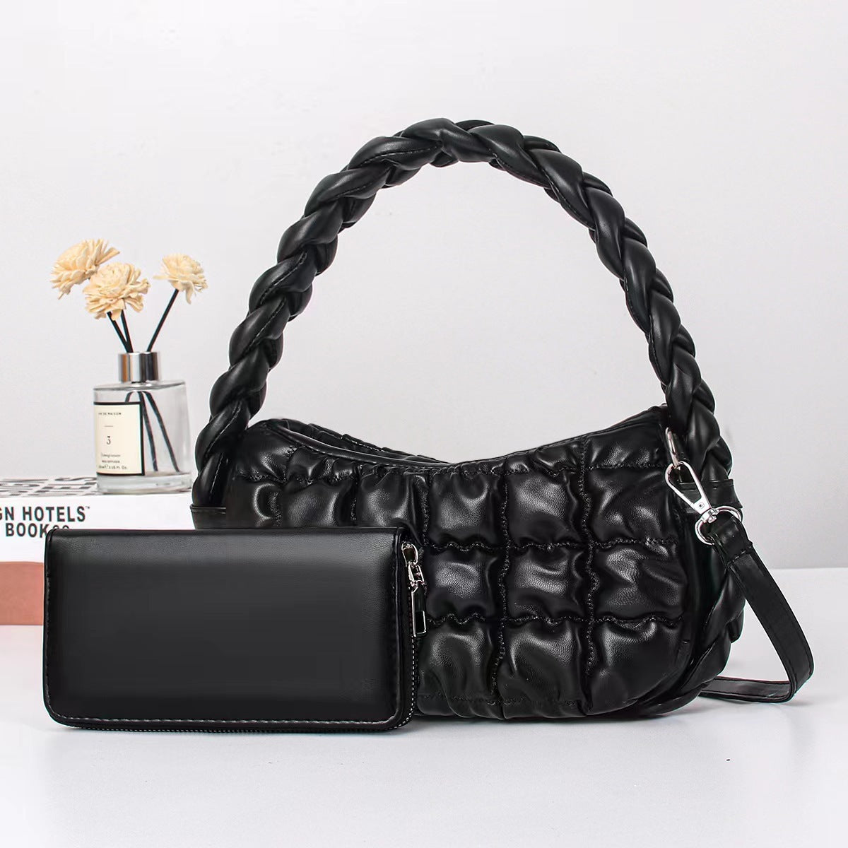 soft leather bag womens crossbody portable cloud bag