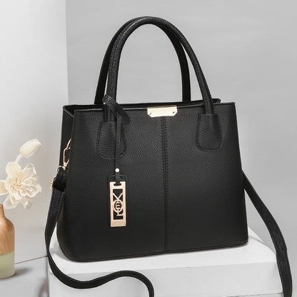 one shoulder crossbody iron pendant decorative large capacity handbag