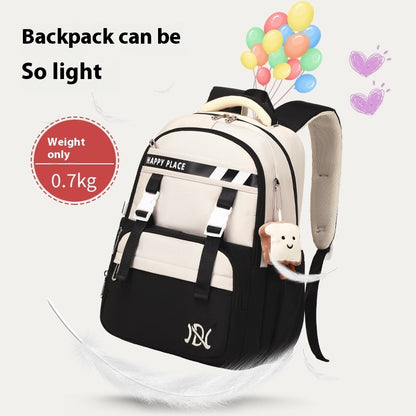 minimalist preppy style stain resistant schoolbag