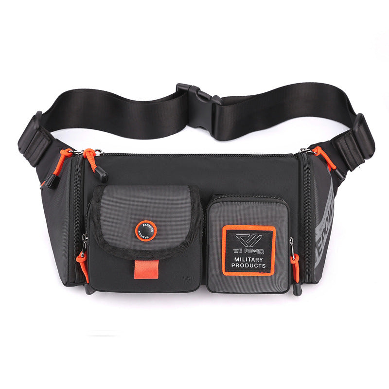 mens casual waterproof chest bag fashion trend